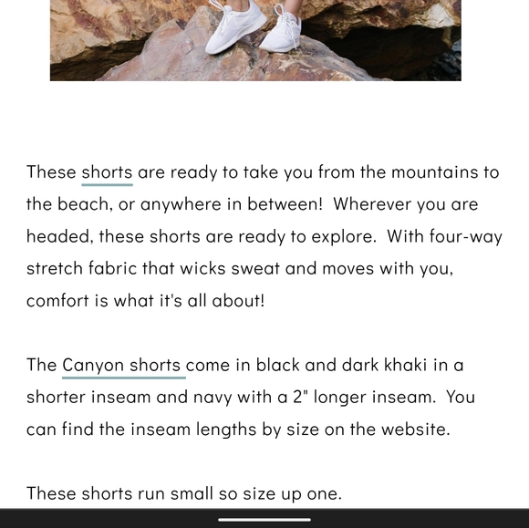 Zyia dark khaki Canyon shorts (goldish color) - Picture 14 of 14